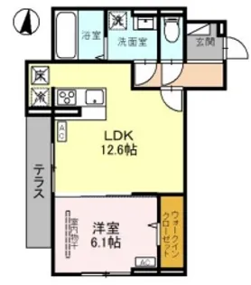 サンシャイン【1階】の間取り