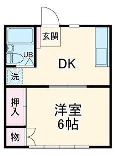 リブ稲荷台【2階】の間取り
