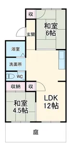 らぽーる鈴A棟【1階】の間取り