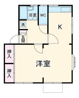 メゾン三橋【101号室】の間取り