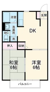 グランメール壱番館【1階】の間取り