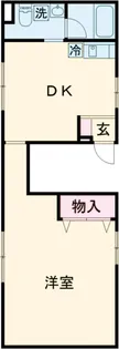 GLANZ【501号室】の間取り