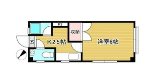 サンパレス【3階】の間取り