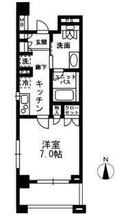レジディア中落合【6階】の間取り