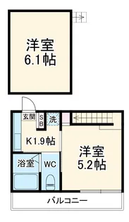 ダルーチャ北初富Ⅱ【2階】の間取り