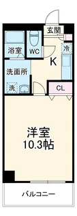 アンプルール フェール BATEAUⅠ【2階】の間取り