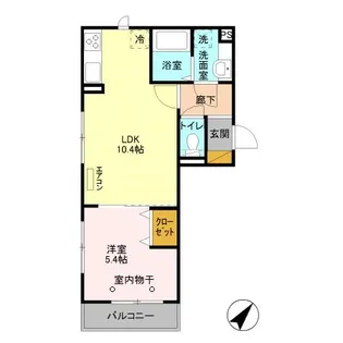ルシール【3階】の間取り
