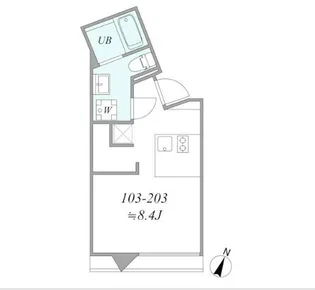 trias110【203号室】の間取り