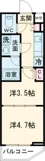 ブライズ練馬高野台【102号室】の間取り
