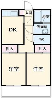 ハイツ稲沢H棟【4階】の間取り