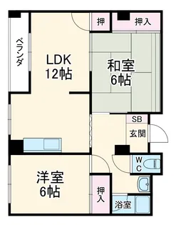 リエス西院【2階】の間取り