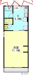 シティハイムルグラン【201号室】の間取り