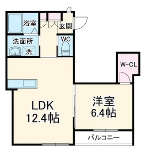 ハイム クラール【3階】の間取り