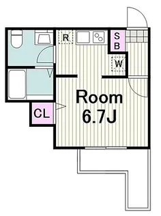 Green Lagoon上山2丁目【1階】の間取り