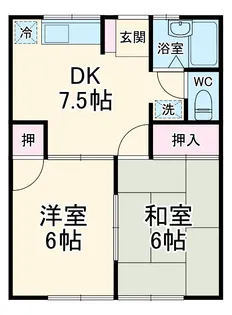 第3グリーンハイツウチダ【103号室】の間取り