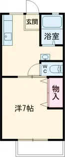 アビタシオン茂呂山 1【203号室】の間取り