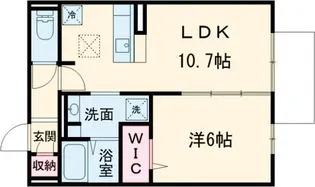 ソーニョ西京極【2階】の間取り