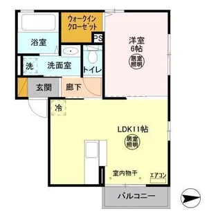 セレッソ【1階】の間取り