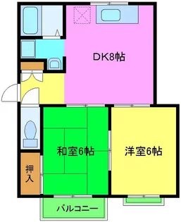 ハイツM【105号室】の間取り