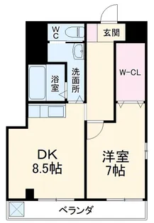 サンライズマンション【301号室】の間取り