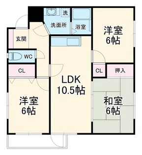 シェリール【1階】の間取り