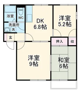 メゾン7 B棟【2階】の間取り
