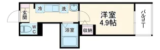 MELDIA与野本町Ⅲ【2階】の間取り