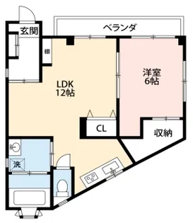 桜ハイツ【1階】の間取り