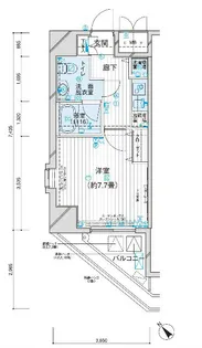 メインステージ王子【4階】の間取り