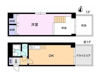 クレアシオン新高円寺【1階】の間取り