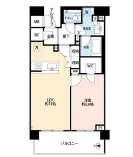 アトラス中野南台【311号室】の間取り