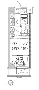 エルフォルテ東日暮里【4階】の間取り