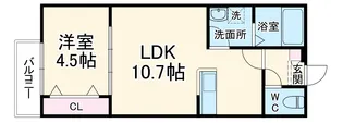 LECOCON岩倉【2階】の間取り