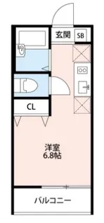 シュテルン新小岩【3階】の間取り