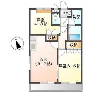beamingⅡ【2階】の間取り