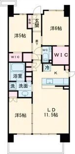 シティハウス平井 アクアレジデンス【7階】の間取り