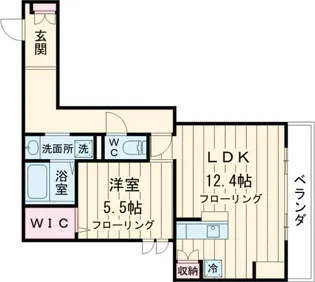 アリビオ桜新町【201号室】の間取り