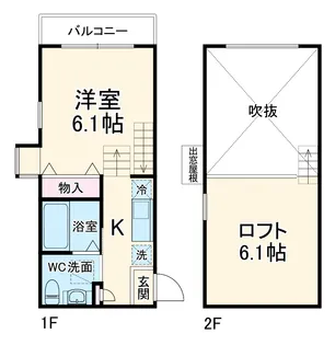 Chalet幕張本郷【1階】の間取り