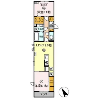 MIRAI’S【3階】の間取り