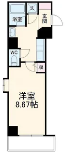 アルモニーS【401号室】の間取り