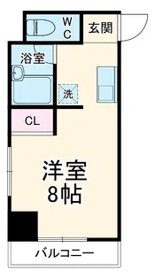 デュエール神宮【302号室】の間取り