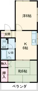 上用賀館【2階】の間取り