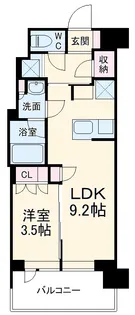 サンクレイドル川口並木【4階】の間取り