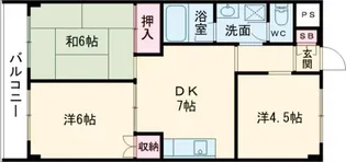 ファミール・プラザ【1階】の間取り