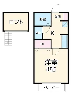 柴田ハイツB【1階】の間取り