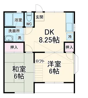 パールシティハイム【2階】の間取り