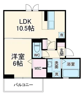 テララメイク【102号室】の間取り
