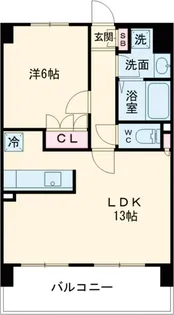 ラグゼナ和光【2階】の間取り