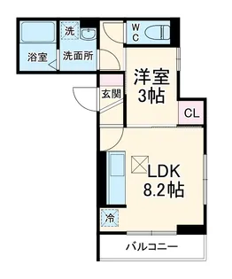 D Paina 日吉本町Ⅰ【3階】の間取り