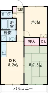 セントヒルズ【303号室】の間取り